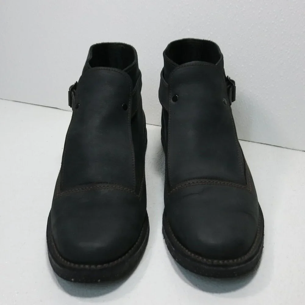 Original Ravilla Oil Tanned Nubuck Leather Boots Shoes Men's Hiking Dress Sz 10